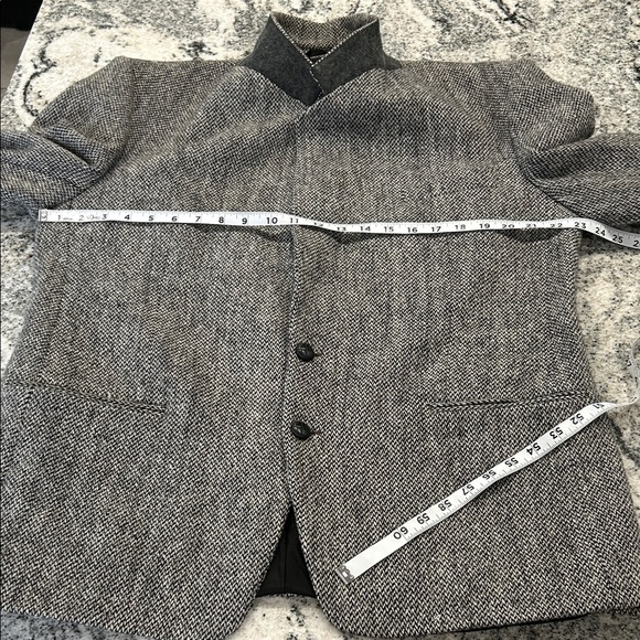 Elegant Charcoal Blazer for Men wool - Picture 11 of 13